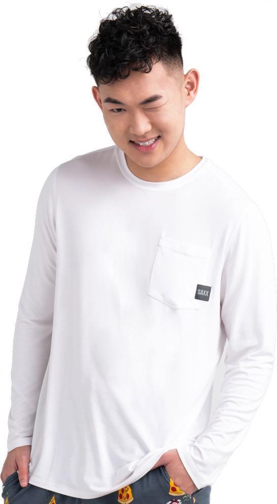 Sleepwalker LS Pocket Tee - Mens - White 3