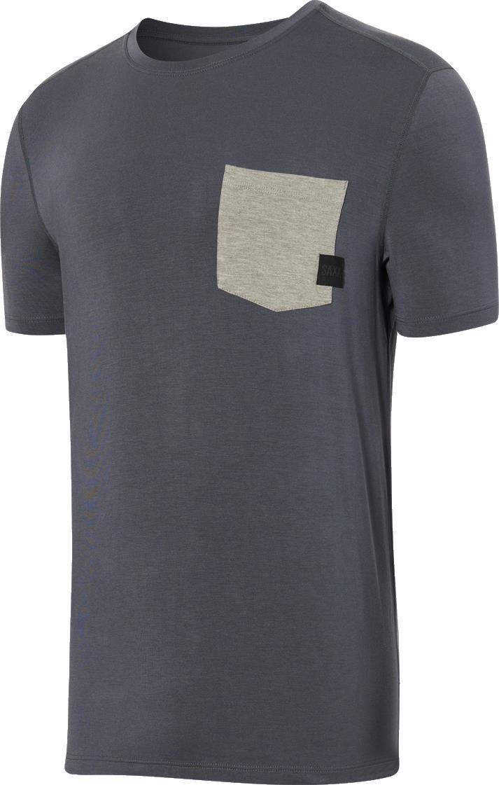 Sleepwalker SS Pocket Tee - Mens - india ink / dark grey heather 1