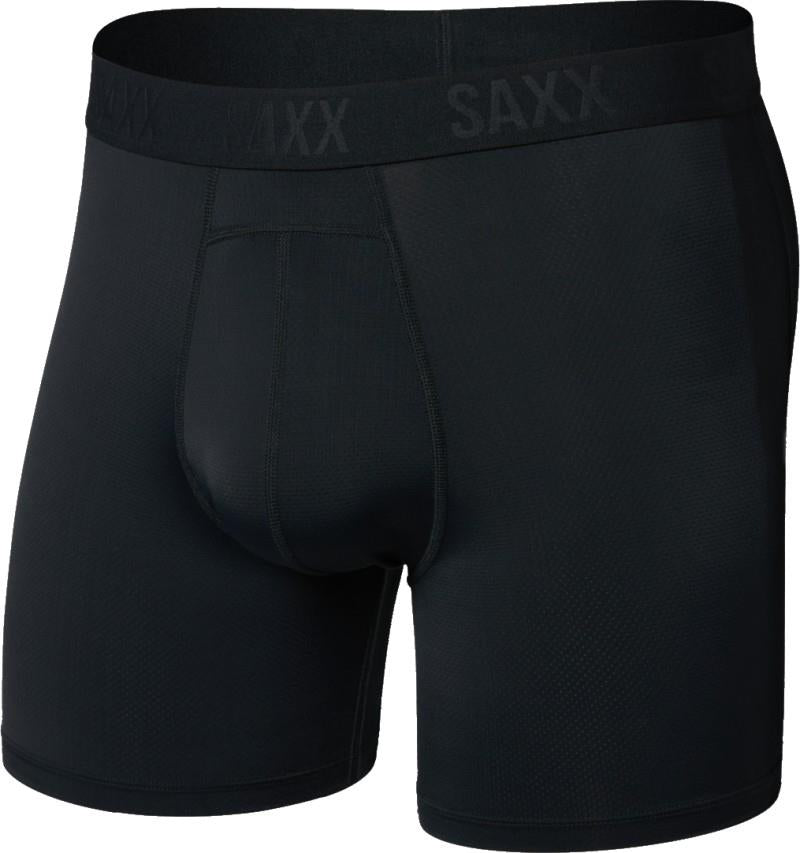 Smooth Flex Light Compression Boxer Briefs, 6" Inseam - Mens - black 1