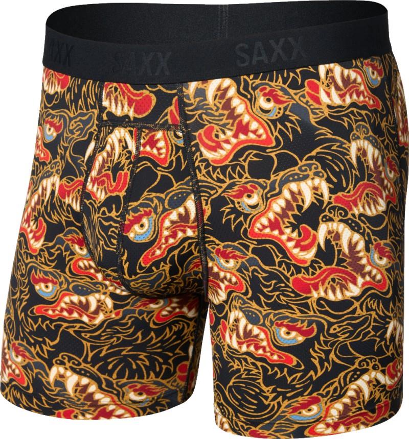 Smooth Flex Light Compression Boxer Briefs, 6" Inseam - Mens - howl-black 1