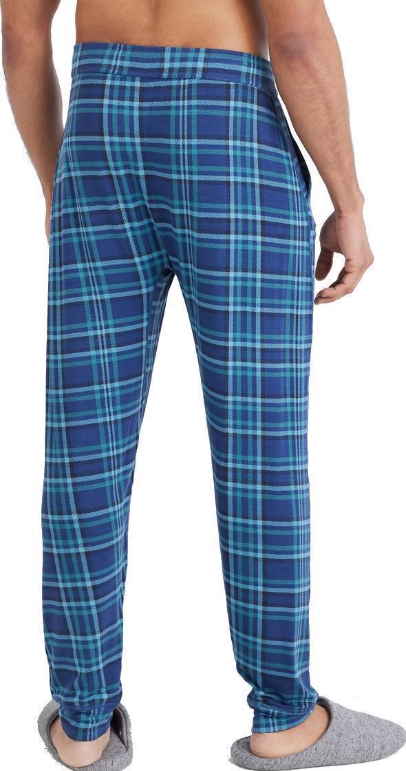 Snooze Pants, 29" Inseam - Mens - Flannel Plaid-Dark Denim 2