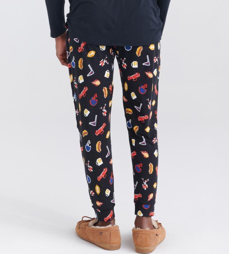Snooze Pants, 29" Inseam - Mens - Football Gamer-Black 2