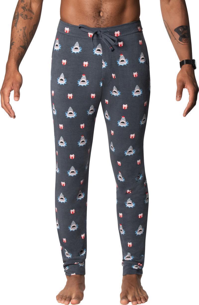 Snooze Pants, 29" Inseam - Mens - India Ink Jingle Jaws 1
