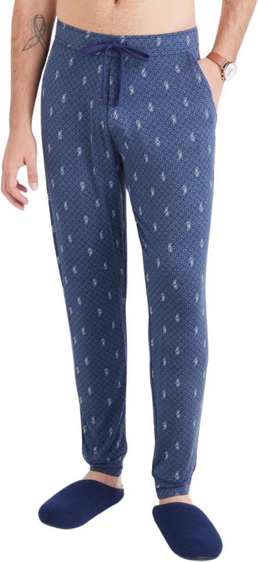 Snooze Pants, 29" Inseam - Mens - Paisley Tiles-Turbulence 1