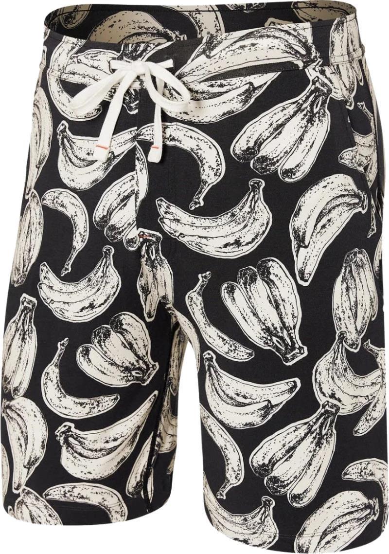 Snooze Shorts, 8" Inseam - Mens - Banana Bunch-Black 1