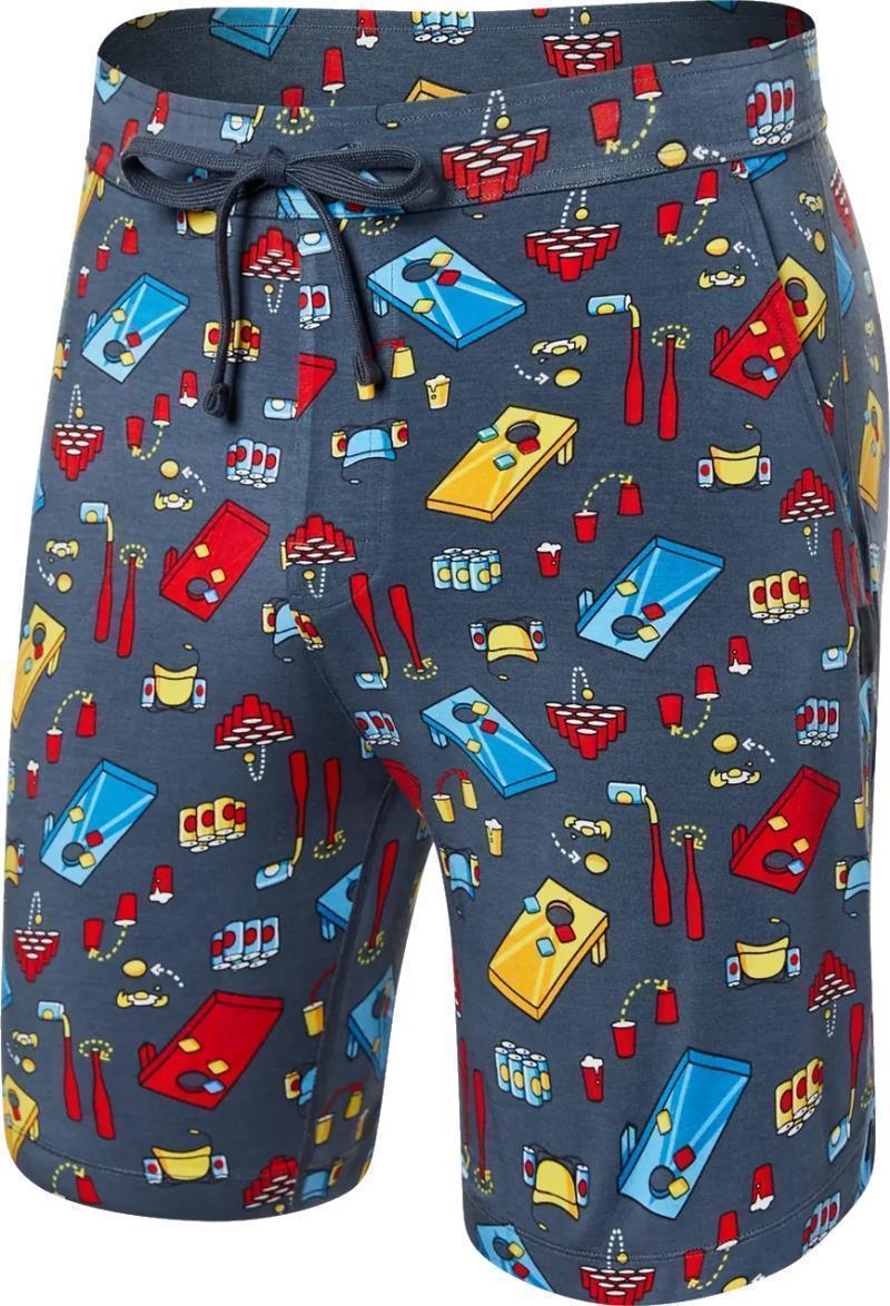Snooze Shorts, 8" Inseam - Mens - Beer Olympics-Turbulence 1