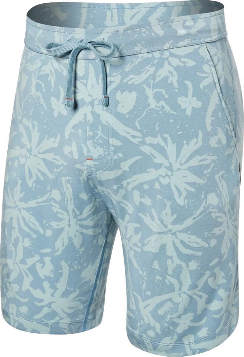 Snooze Shorts, 8" Inseam - Mens - Splash Palms-Desert Blue 1