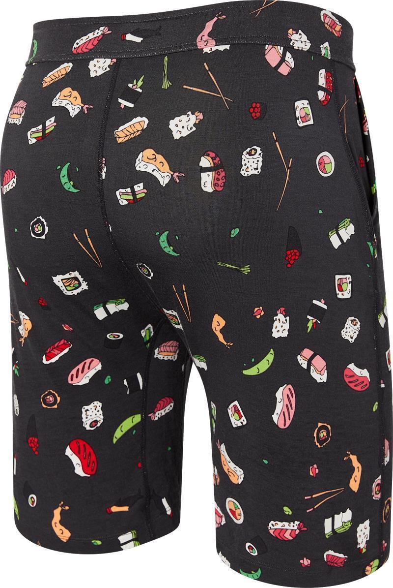 Snooze Shorts, 8" Inseam - Mens - Sushi Doobie Doo-Black 2