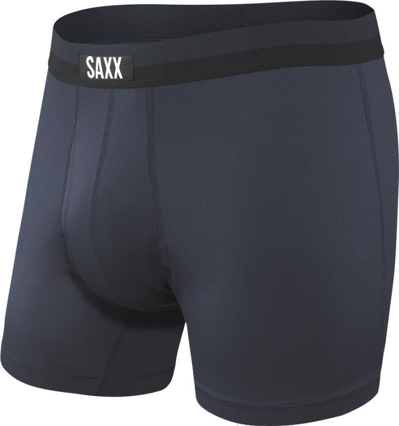 Sport Mesh Boxer Brief Fly, 5" Inseam - Mens - Navy 1