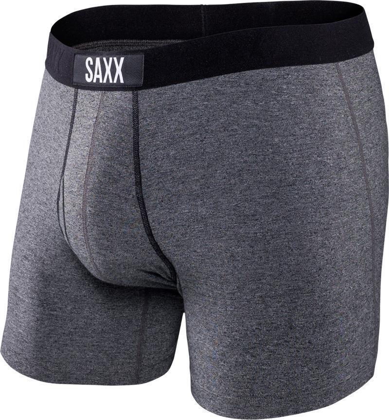 Ultra Super Soft Boxer Brief Fly, 5" Inseam - Mens - salt & pepper 1