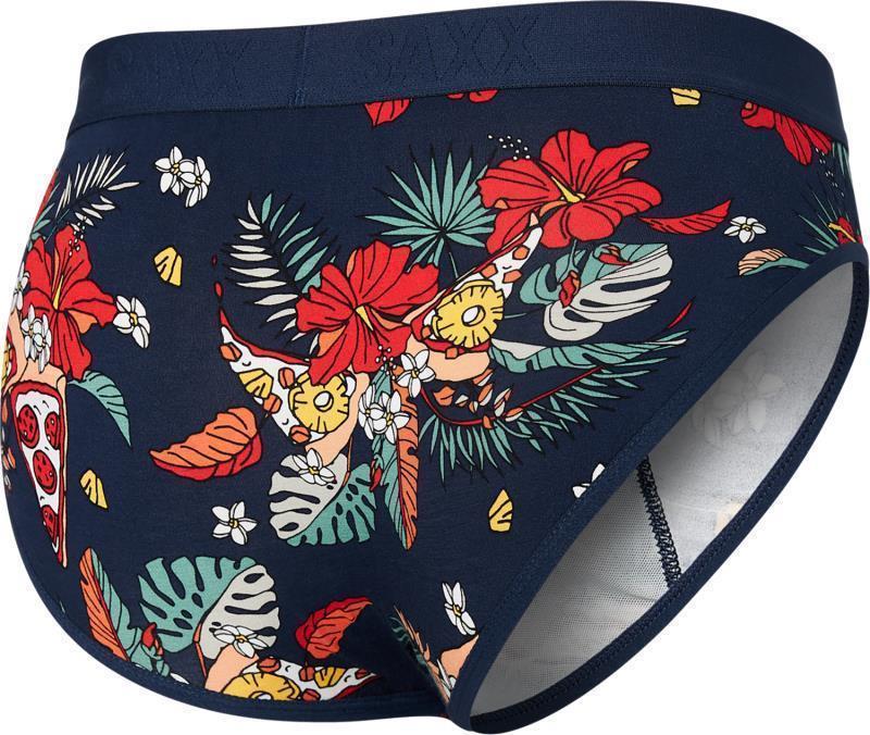 Ultra Super Soft Brief Fly - Mens - Hawaiian Pizza-Navy 2
