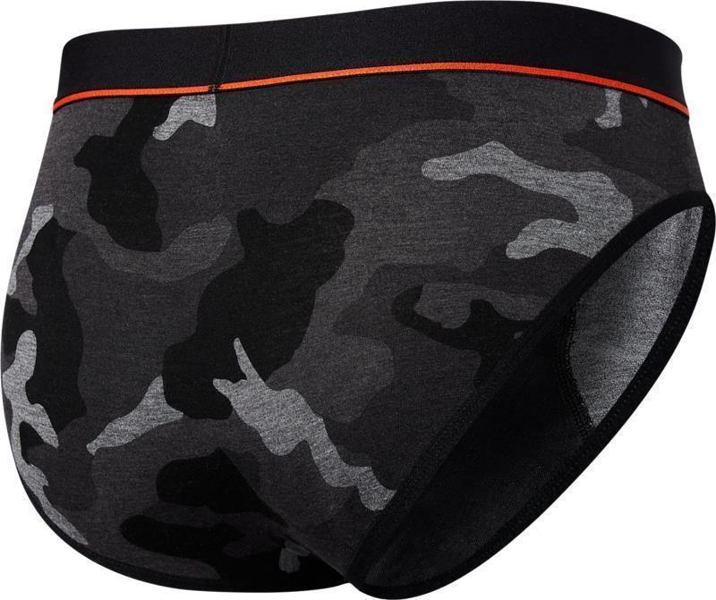 Ultra Super Soft Brief Fly - Mens - Supersize Camo-Black 2