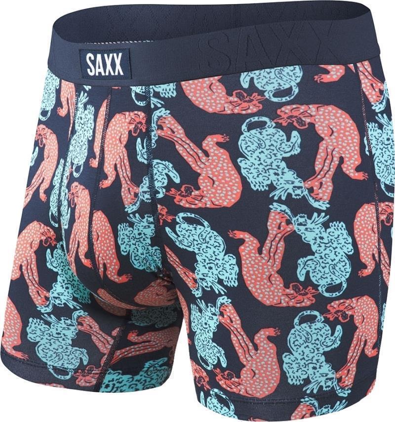 Undercover Boxer Brief Fly, 5" Inseam - Mens - Navy Leopard 1