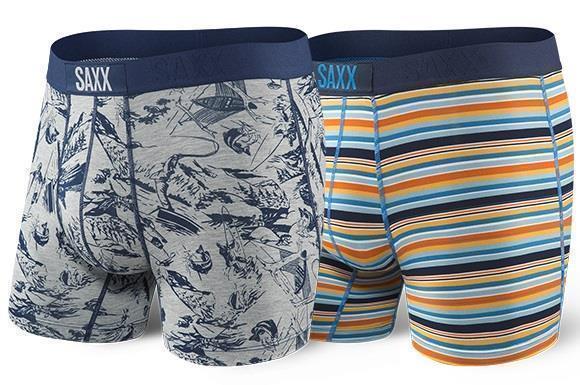Vibe Super Soft Boxer Brief, 5" Inseam - Mens - 2 Pack - fisherman 1