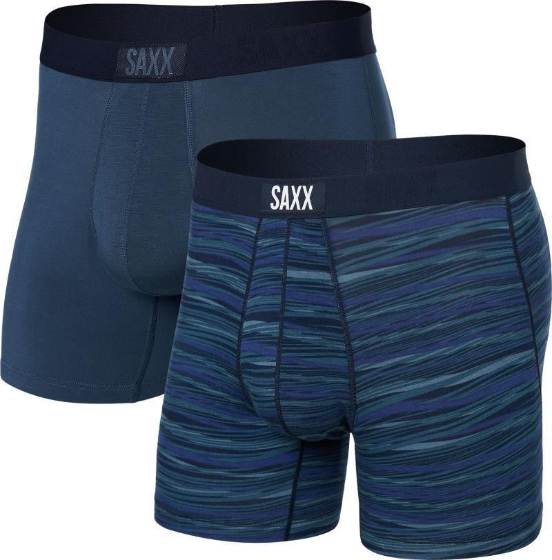 Vibe Super Soft Boxer Brief, 5" Inseam - Mens - 2 Pack - surge spacedye / navy 1