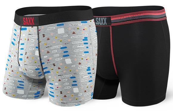 Vibe Super Soft Boxer Brief, 5" Inseam - Mens - 2 Pack - text bubble 1