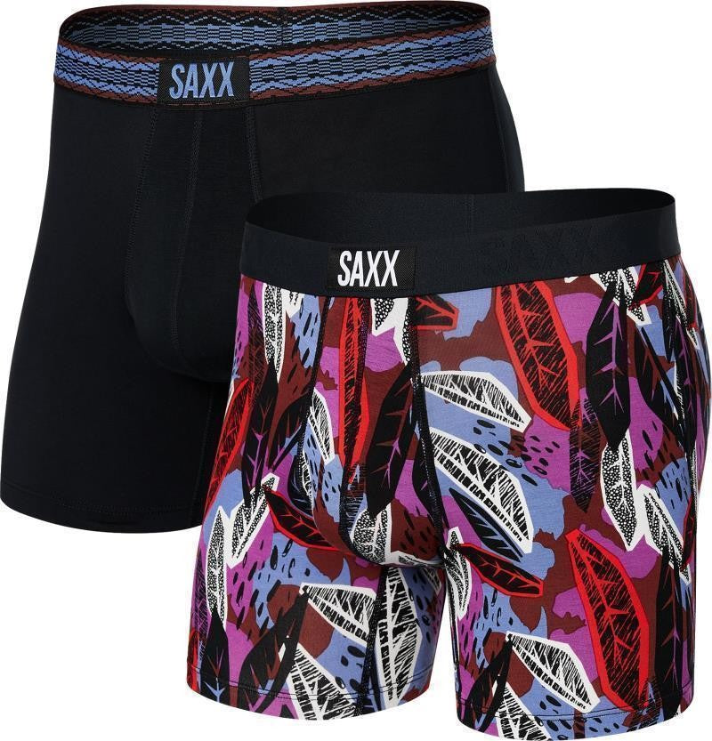 Vibe Super Soft Boxer Brief, 5" Inseam - Mens - 2 Pack - tropic jungle / asher wb 1