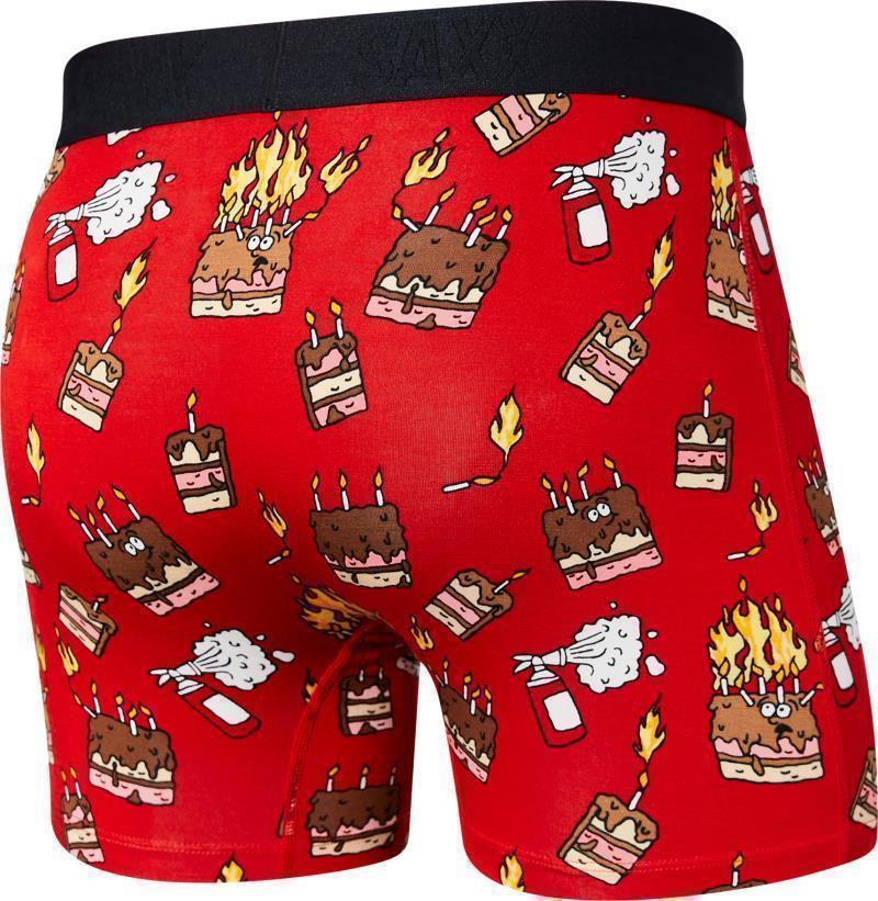 Vibe Super Soft Boxer Brief, 5" Inseam - Mens - fired up-red 1