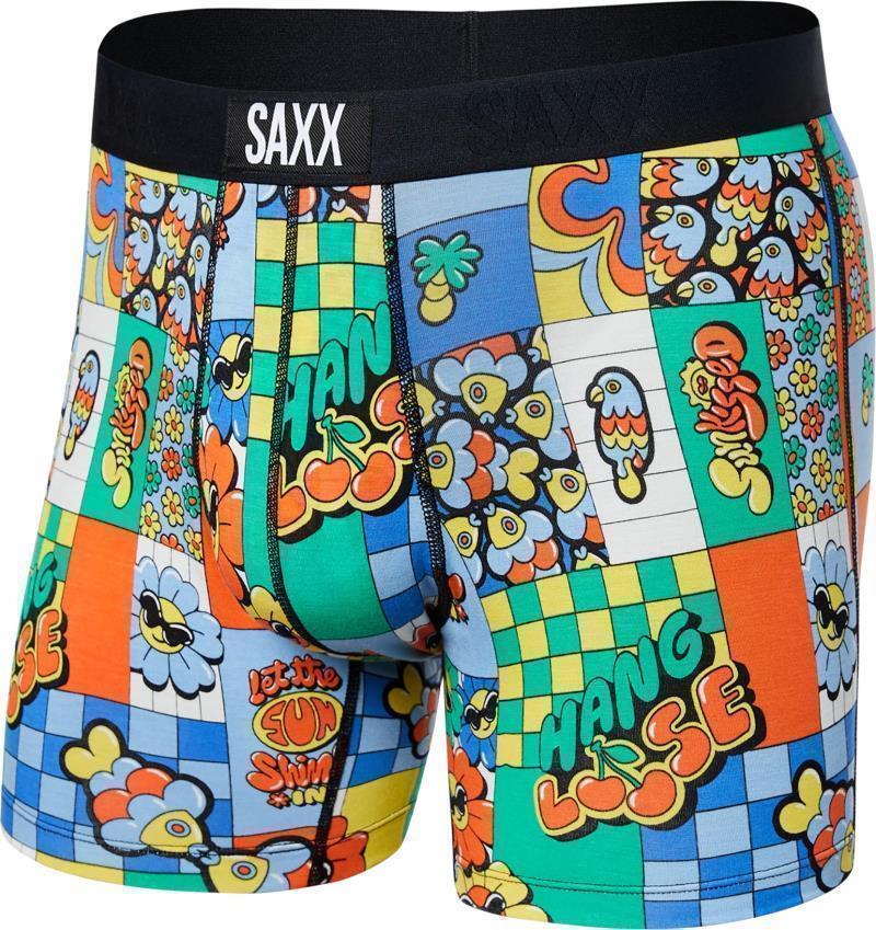 Vibe Super Soft Boxer Brief, 5" Inseam - Mens - let the sun shine in-multi 1