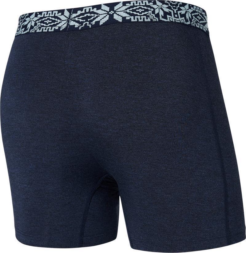 Vibe Super Soft Boxer Brief, 5" Inseam - Mens - navy heather / holiday wb 1