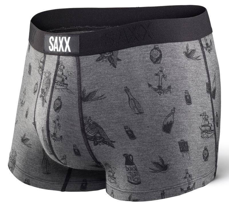 Vibe Super Soft Trunk, 3" Inseam - Mens - Dark Charcoal Lucky Sailor 1