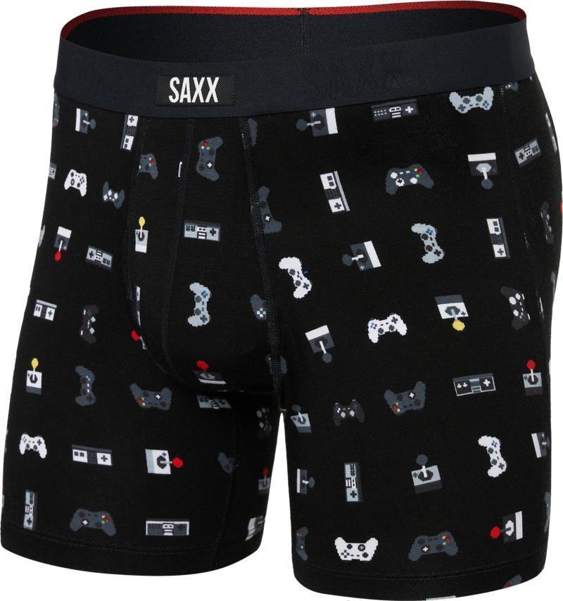 Vibe Xtra Boxer Brief Fly, 6" Inseam - Mens - Gamer-Black 1