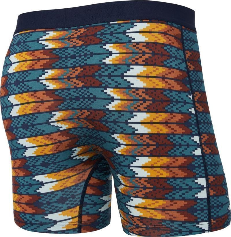 Vibe Xtra Soft Comfort Boxer Brief Fly, 6" Inseam - Mens - arrowhead-storm blue 1