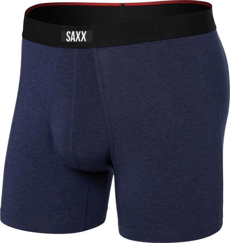 Vibe Xtra Soft Comfort Boxer Brief Fly, 6" Inseam - Mens - astro blue heather 1