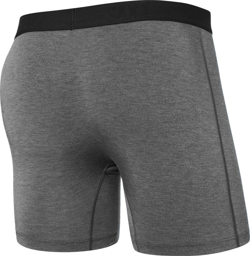 Vibe Xtra Soft Comfort Boxer Brief Fly, 6" Inseam - Mens - dark grey heather 1