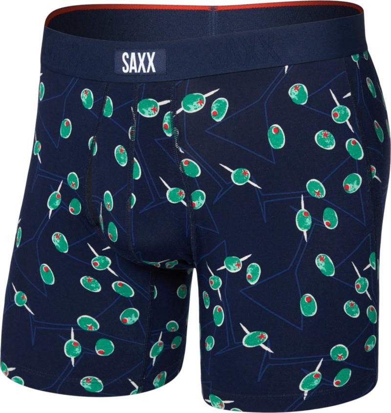 Vibe Xtra Soft Comfort Boxer Brief Fly, 6" Inseam - Mens - olive you-maritime 1