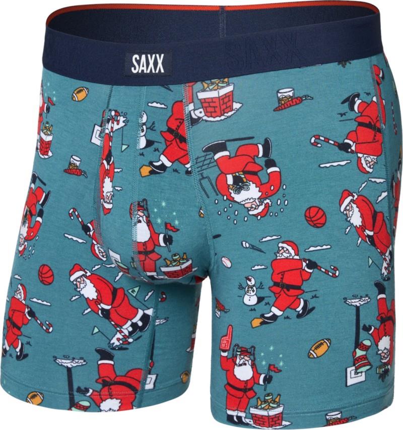 Vibe Xtra Soft Comfort Boxer Brief Fly, 6" Inseam - Mens - santathalon-seascape 1