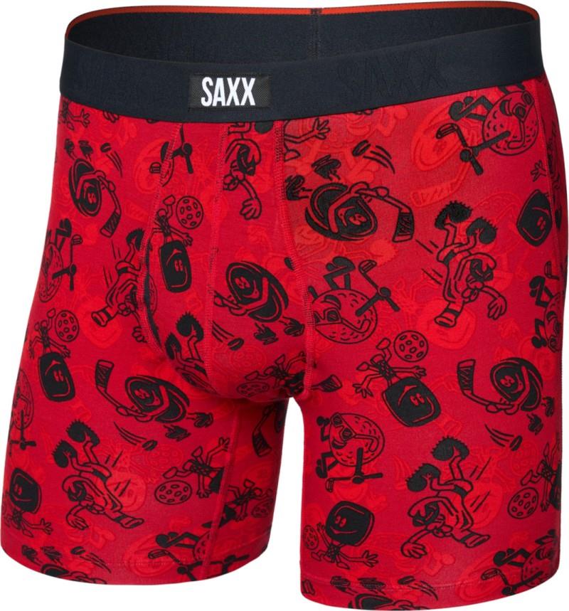 Vibe Xtra Soft Comfort Boxer Brief Fly, 6" Inseam - Mens - sloshed ball-cherry 1