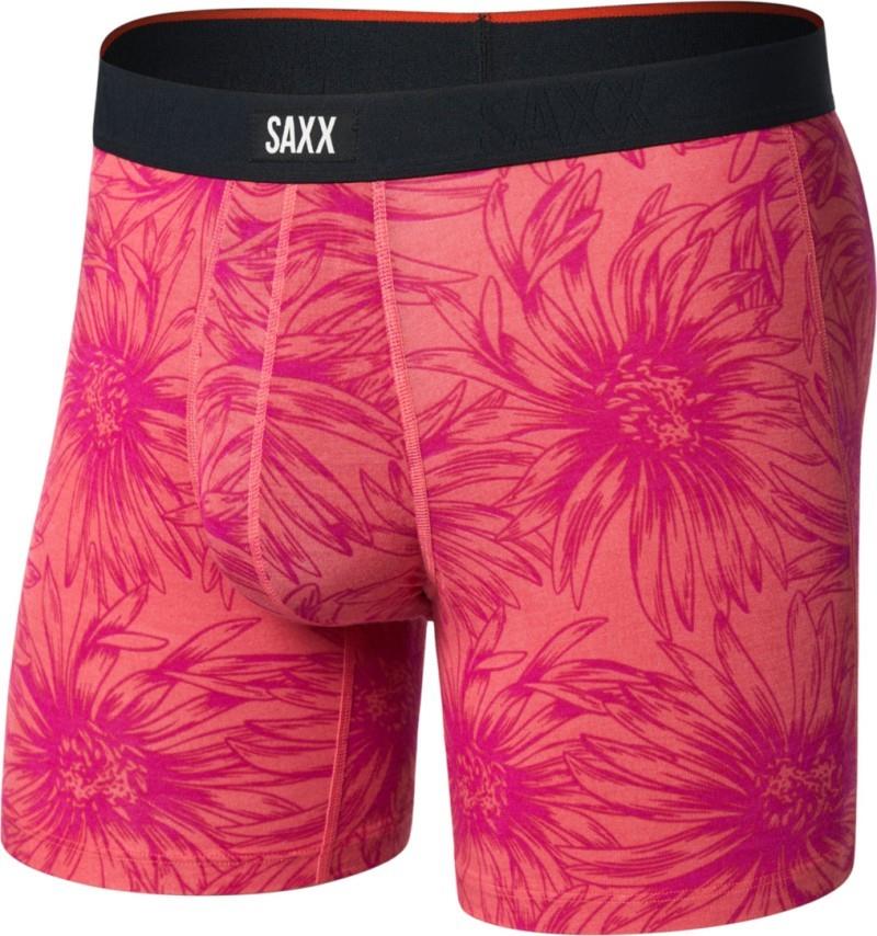 Vibe Xtra Soft Comfort Boxer Briefs w/ Fly, 6" Inseam - Mens - big daisy-gumball 1