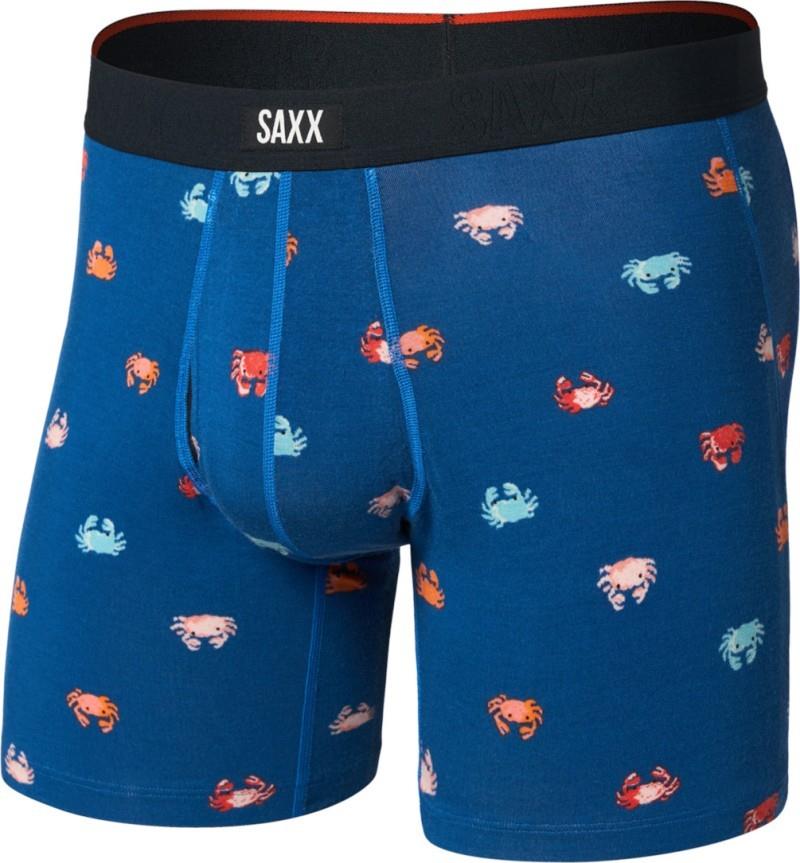 Vibe Xtra Soft Comfort Boxer Briefs w/ Fly, 6" Inseam - Mens - cowboy hat-faded black 1