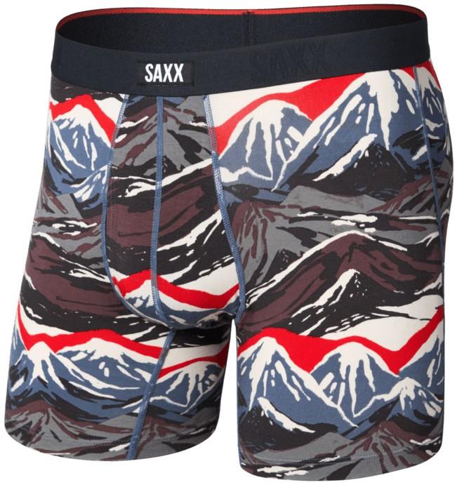 Vibe Xtra Soft Comfort Boxer Briefs w/ Fly, 6" Inseam - Mens - mountain top-blue 1