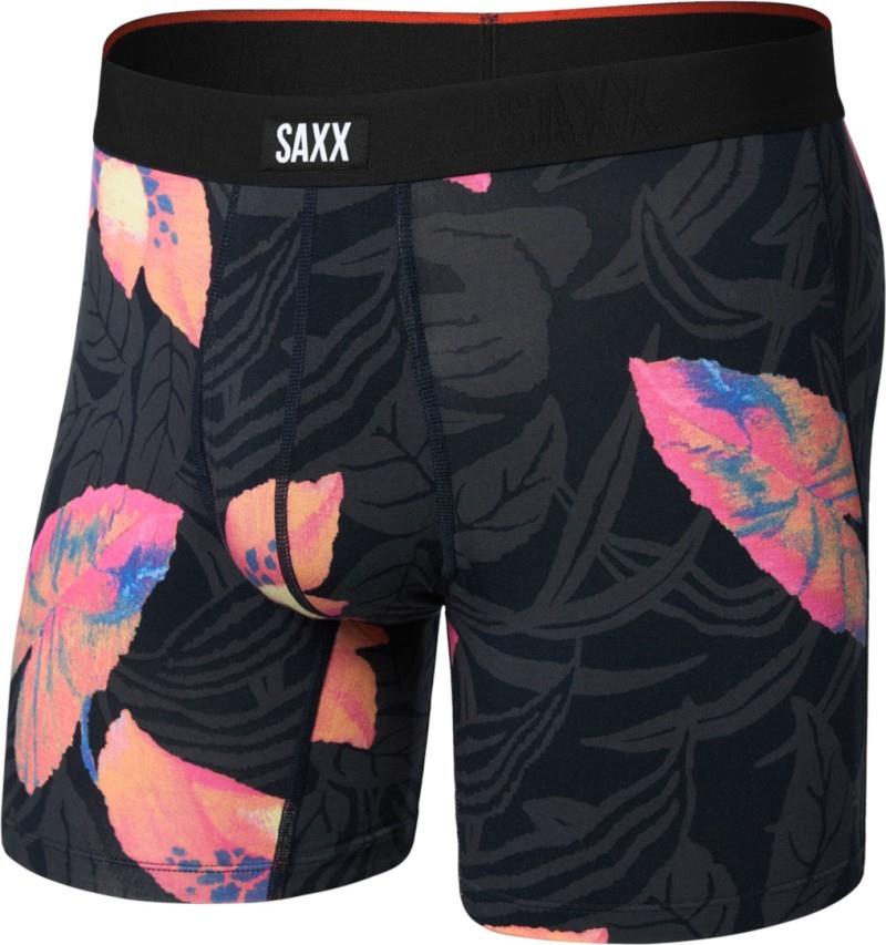 Vibe Xtra Soft Comfort Boxer Briefs w/ Fly, 6" Inseam - Mens - nocturnal orchid-dark ink 1