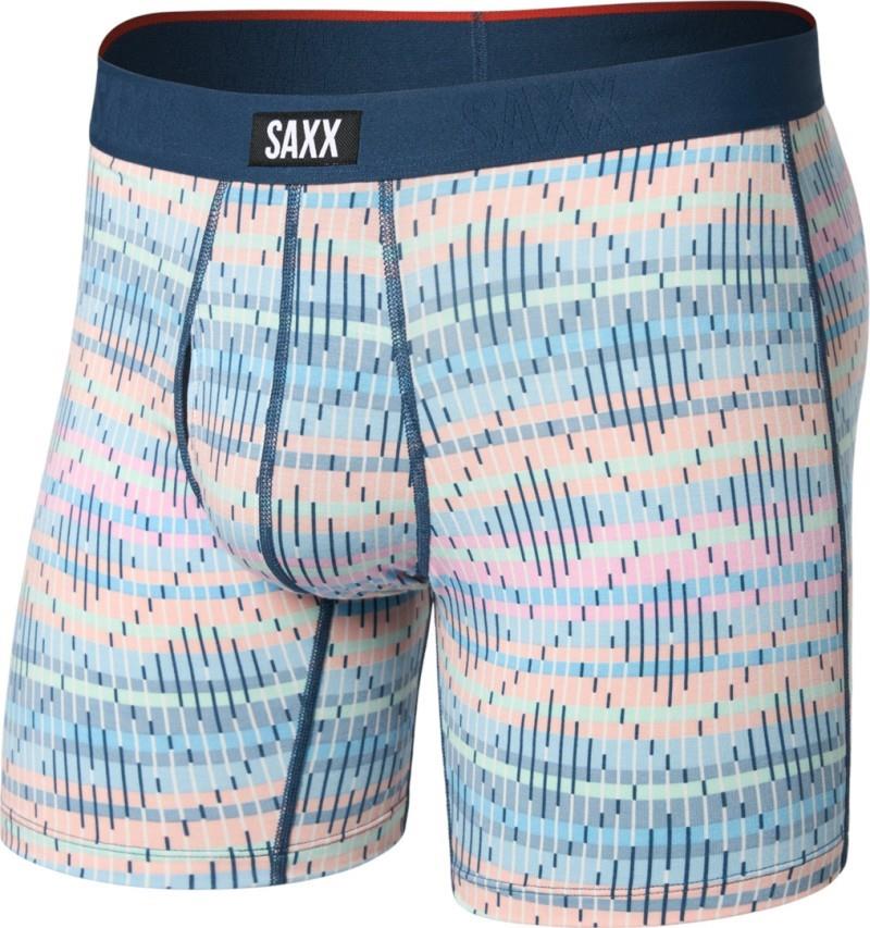 Vibe Xtra Soft Comfort Boxer Briefs w/ Fly, 6" Inseam - Mens - summer weave-multi 1
