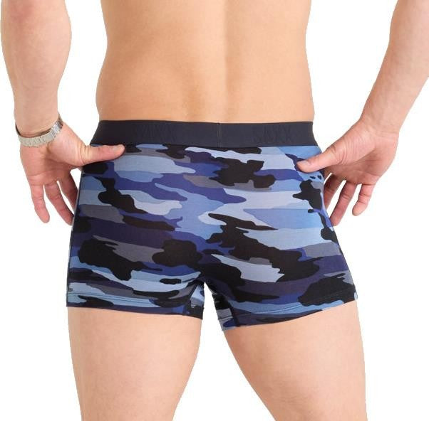 Vibe Xtra Trunk Fly, 3" Inseam - Mens - cloudbank camo-navy 1