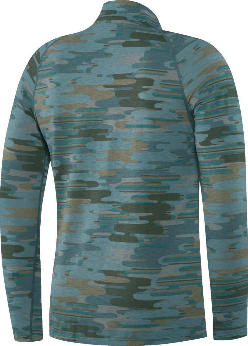 Viewfinder LS 1/2 Zip - Mens - Blue Up In Smoke Camo 2
