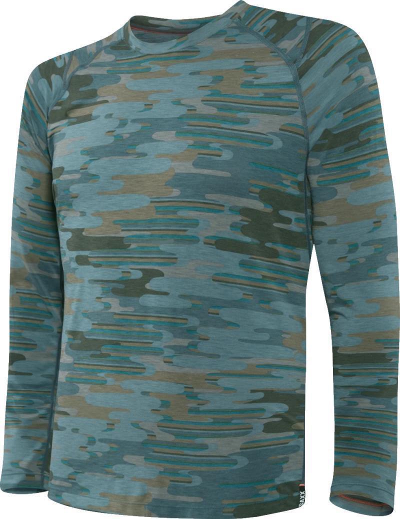Viewfinder LS Crew - Mens - Blue Up In Smoke Camo 1