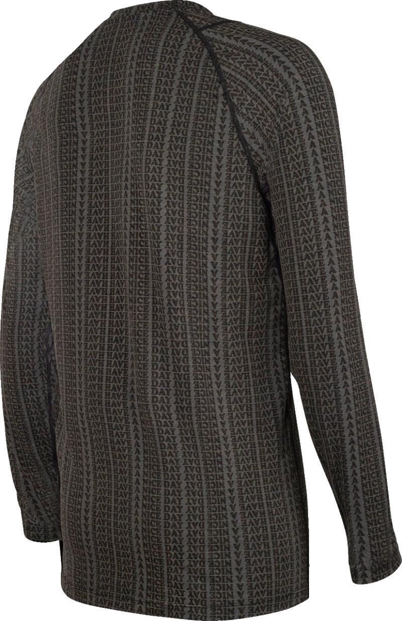 Viewfinder LS Crew - Mens - Grey Have A Nice Day 2