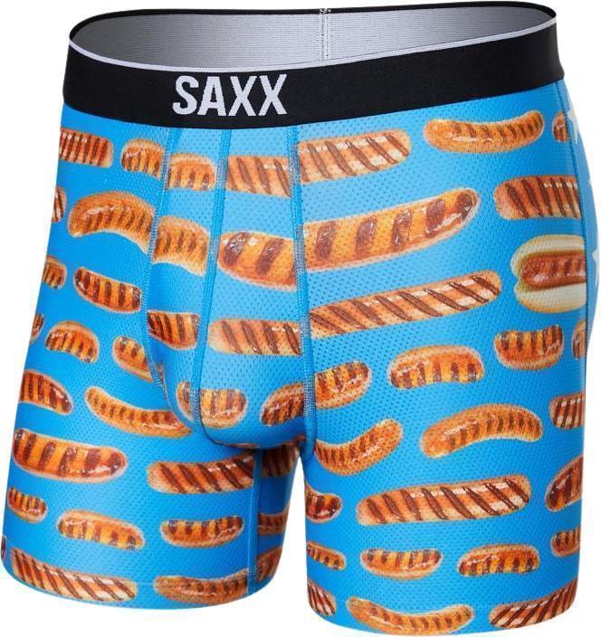 Volt Breathable Mesh Boxer Brief, 5" Inseam - Mens - all american wieners-blue 1