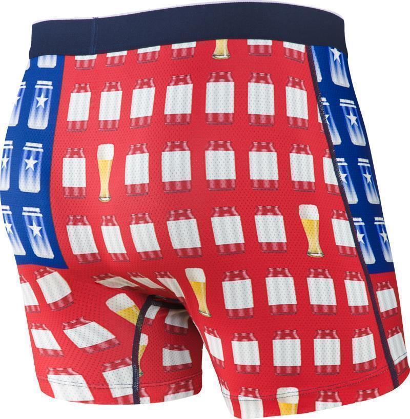 Volt Breathable Mesh Boxer Brief, 5" Inseam - Mens - american pilsner 1
