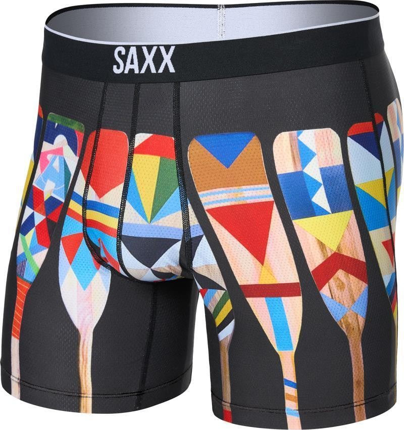 Volt Breathable Mesh Boxer Brief, 5" Inseam - Mens - big oartiz-black 1