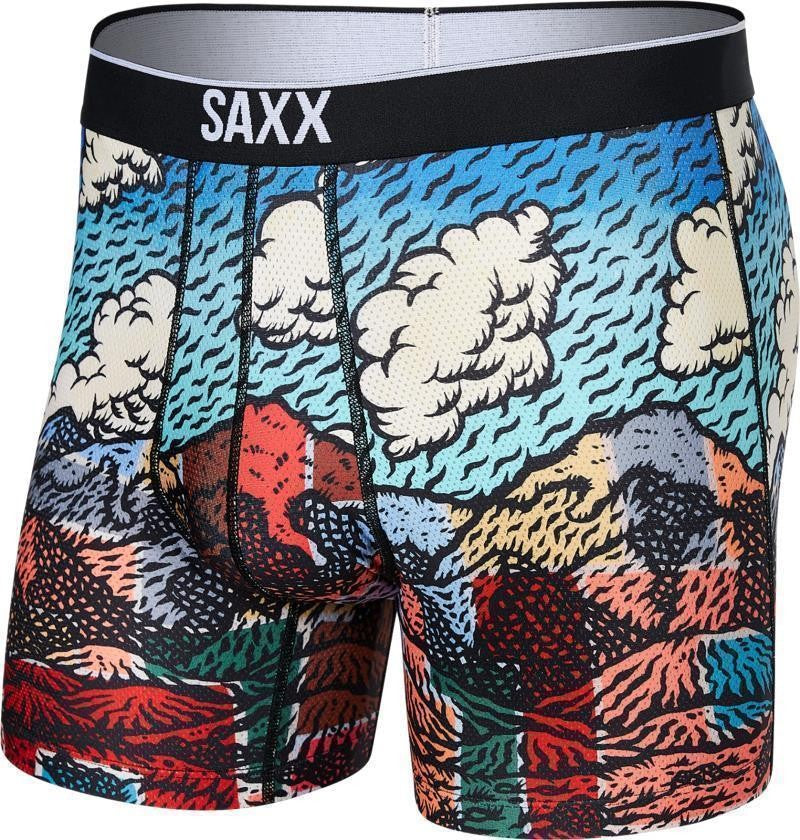 Volt Breathable Mesh Boxer Brief, 5" Inseam - Mens - encanto mesa-multi 1