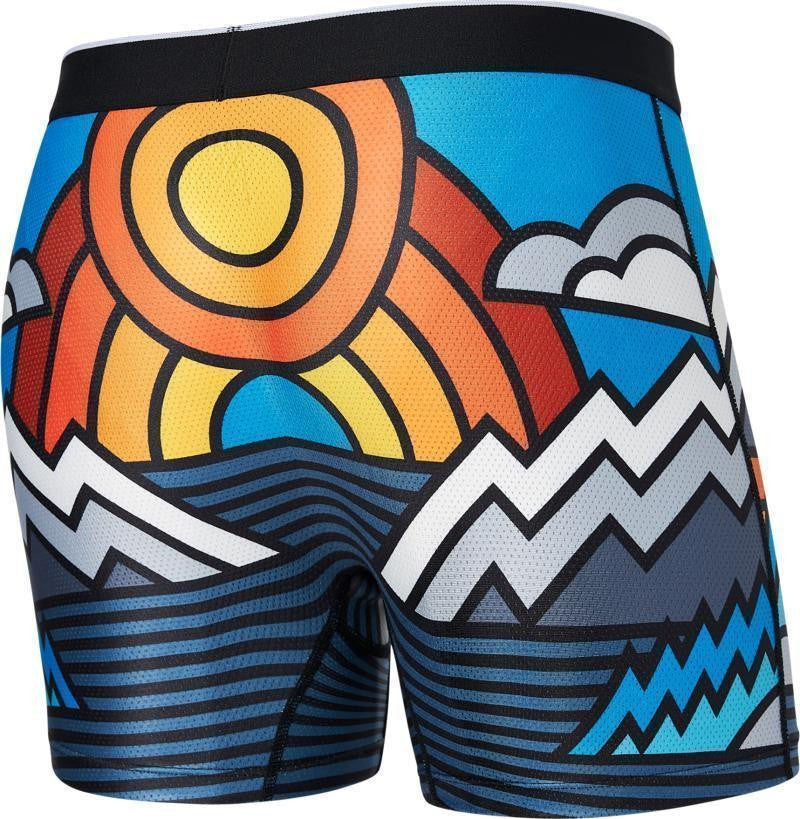 Volt Breathable Mesh Boxer Brief, 5" Inseam - Mens - great outdrawers-blue 1