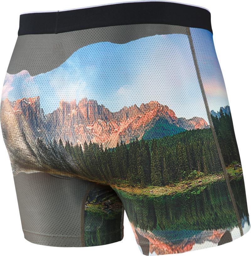 Volt Breathable Mesh Boxer Brief, 5" Inseam - Mens - grizzly mountain 1