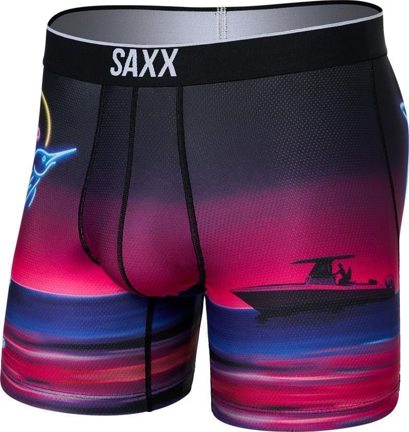 Volt Breathable Mesh Boxer Brief, 5" Inseam - Mens - marlin sunset-magenta 1