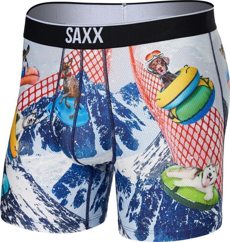 Volt Breathable Mesh Boxer Brief, 5" Inseam - Mens - sled dogz-multi 1