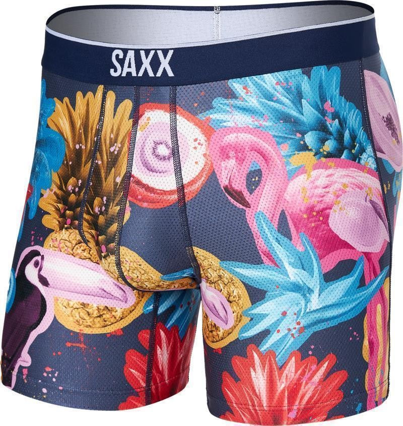 Volt Breathable Mesh Boxer Brief, 5" Inseam - Mens - tropical punch-blue 1